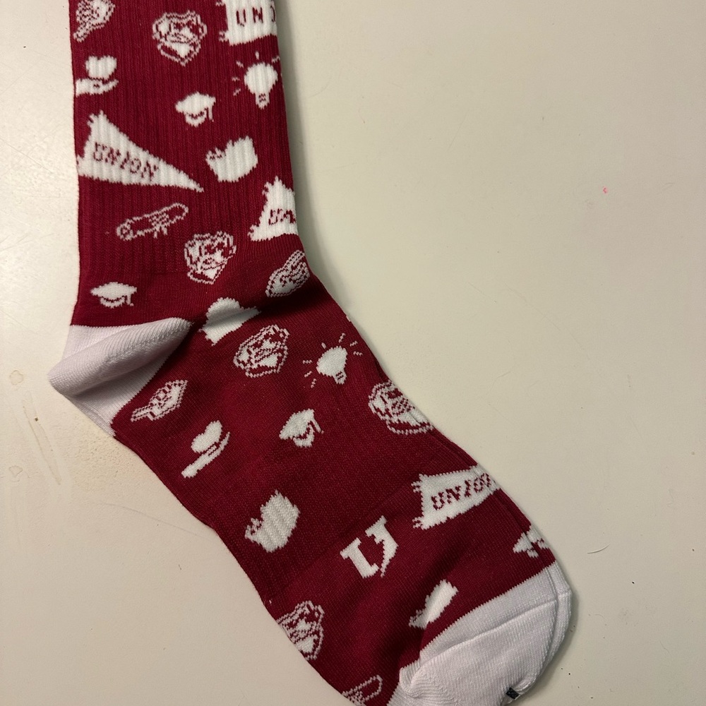 Union College Garnet Chargers unisex Socks
